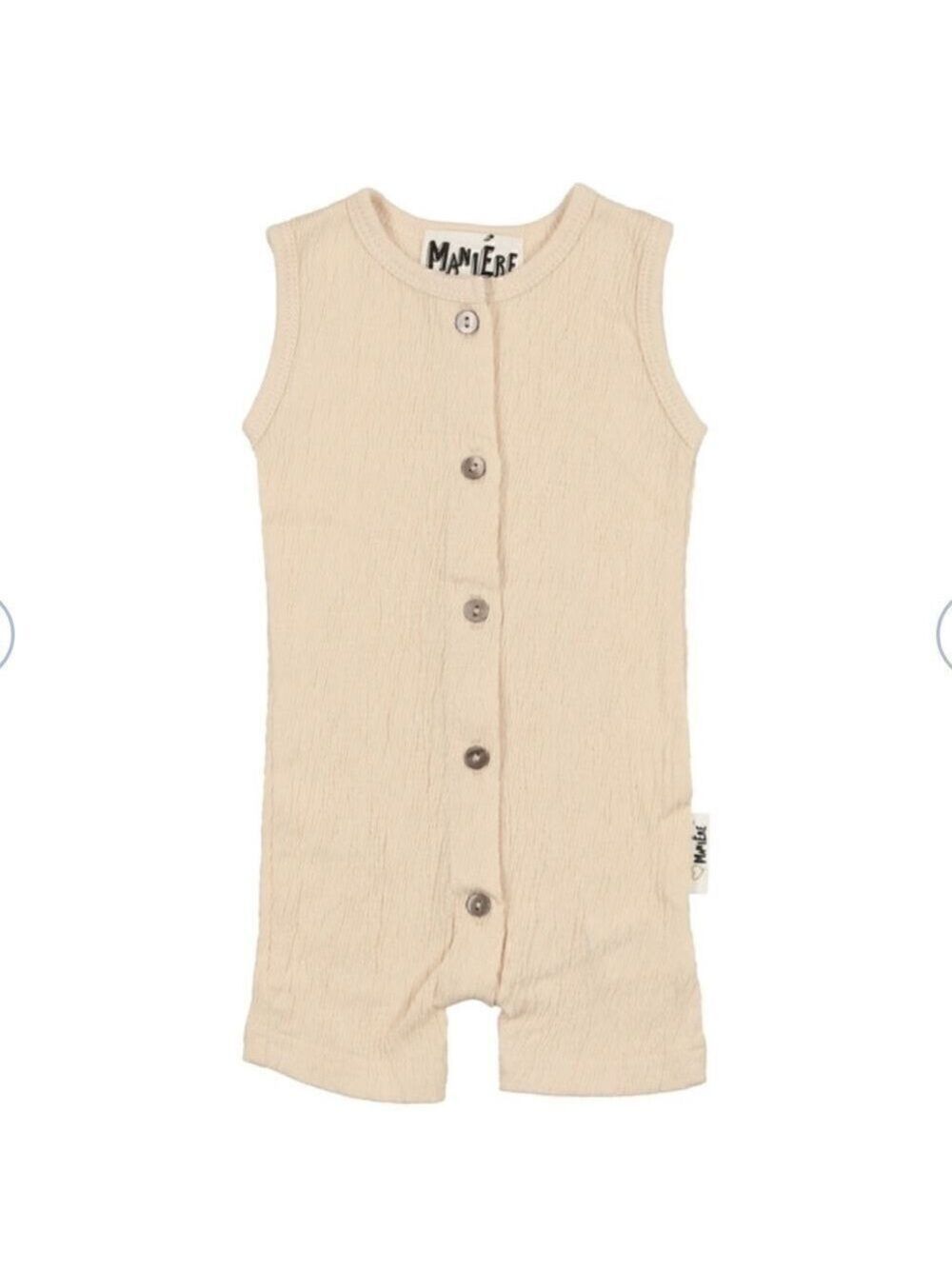 Small Sleeveless Cotton Gauze Baby Romper